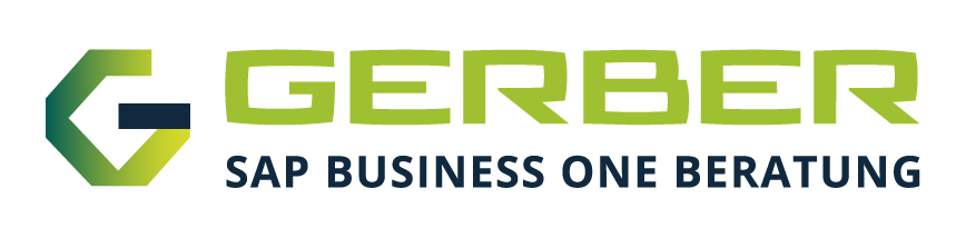 Gerber GmbH - SAP Business One Beratung Berlin Logo auf weißem Hintergrund