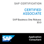 SAP Business One Zertifikat Certified Associate Release 10.0